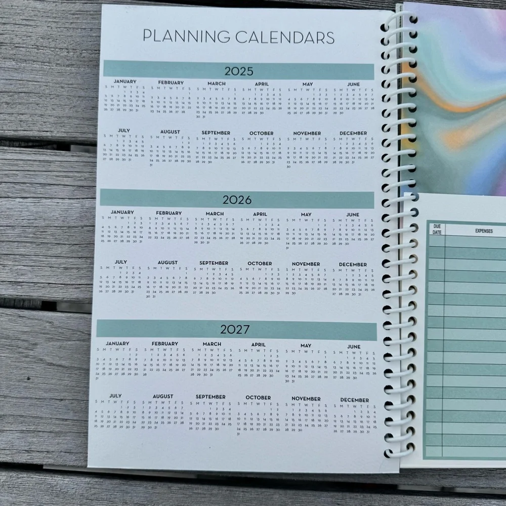 NEW Home Finance and bill organizer book budget planner monthly pockets
